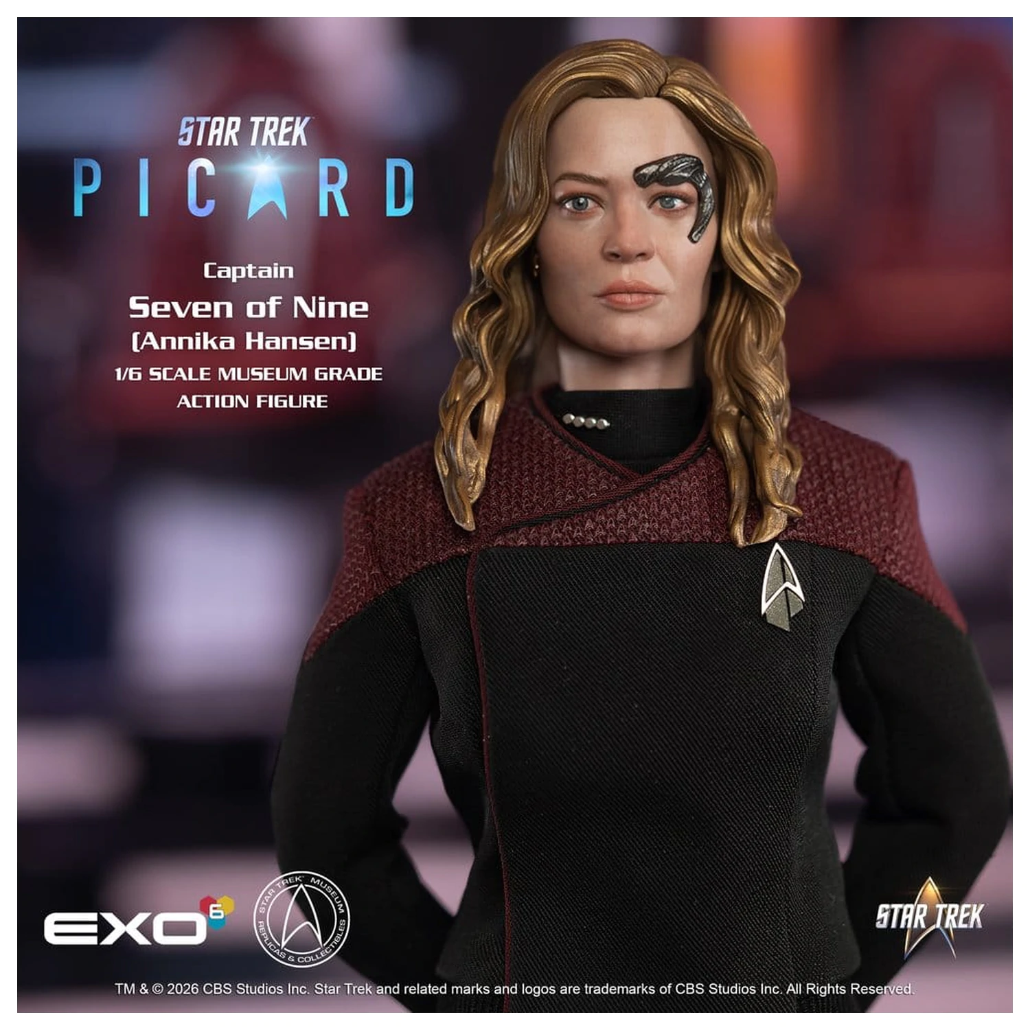 Star Trek: Picard akciófigura 1/6 Captain Seven of Nine 29 cm termékfotó