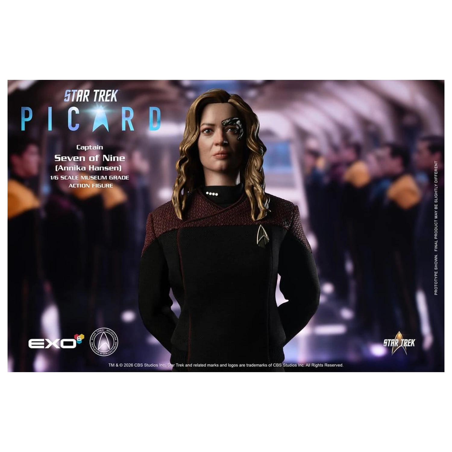 Star Trek: Picard akciófigura 1/6 Captain Seven of Nine 29 cm termékfotó