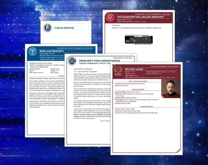 Star Trek Picard Murder Mystery Game Murder on the Titan-A Angol nyelvű termékfotó