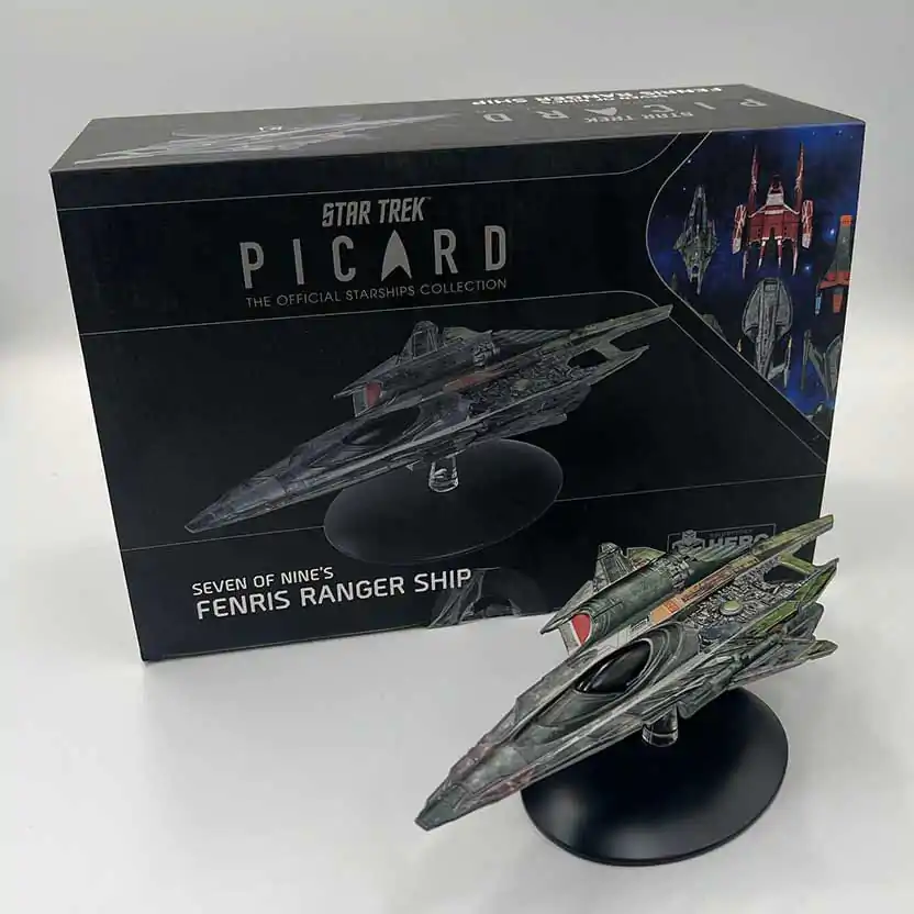 Star Trek Picard Starship Diecast Mini replikas Seven of Nine's Ship 22 cm termékfotó