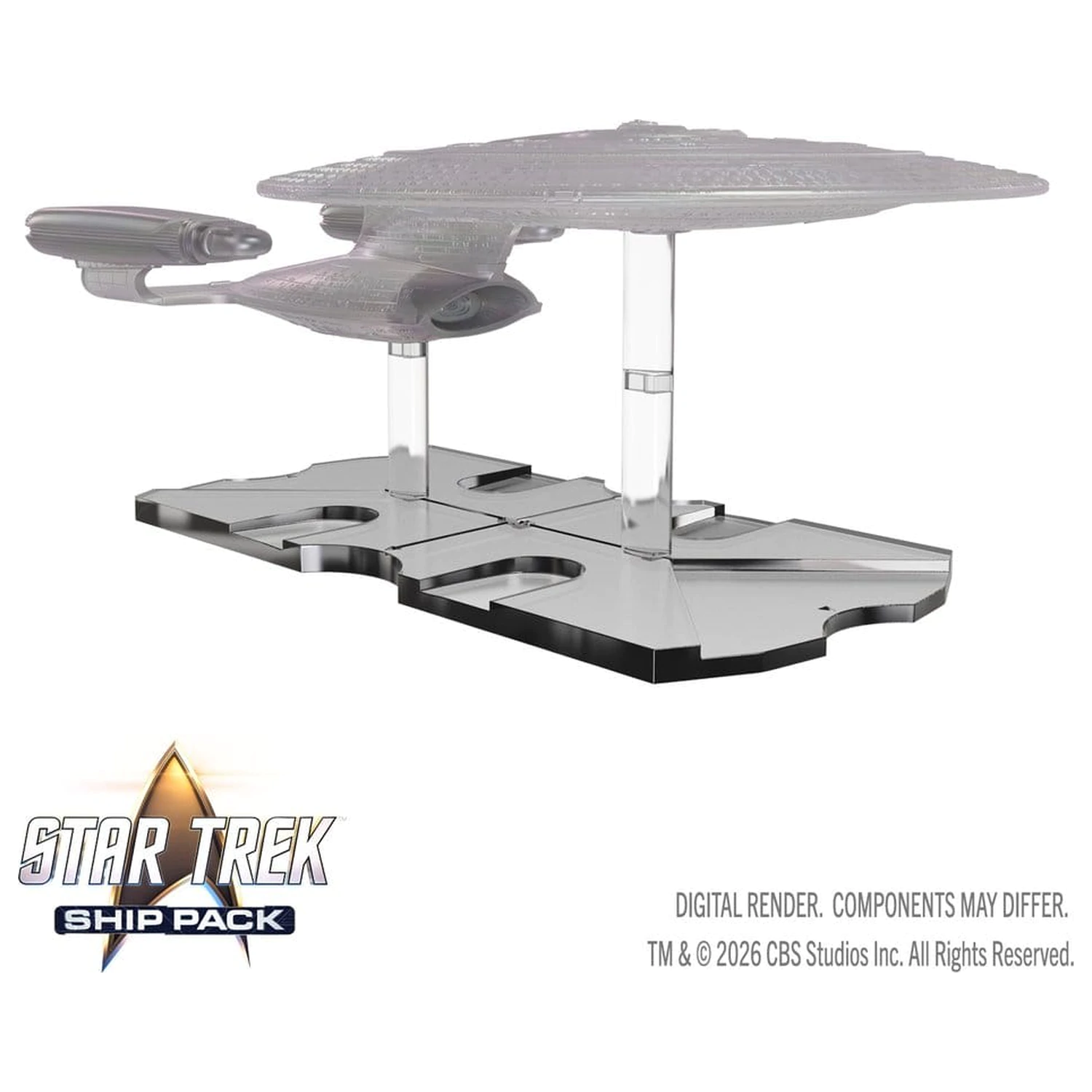 Star Trek Ship Pack Boxed prepainted Miniatures U.S.S. Enterprise - 60th Anniversary Edition 22 cm termékfotó