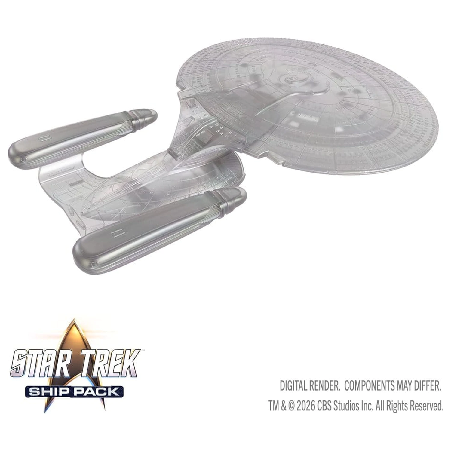 Star Trek Ship Pack Boxed prepainted Miniatures U.S.S. Enterprise - 60th Anniversary Edition 22 cm termékfotó