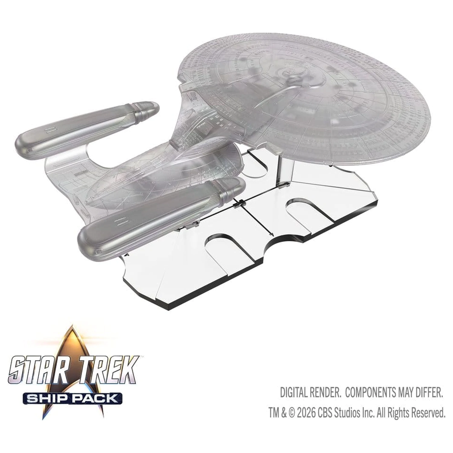 Star Trek Ship Pack Boxed prepainted Miniatures U.S.S. Enterprise - 60th Anniversary Edition 22 cm termékfotó