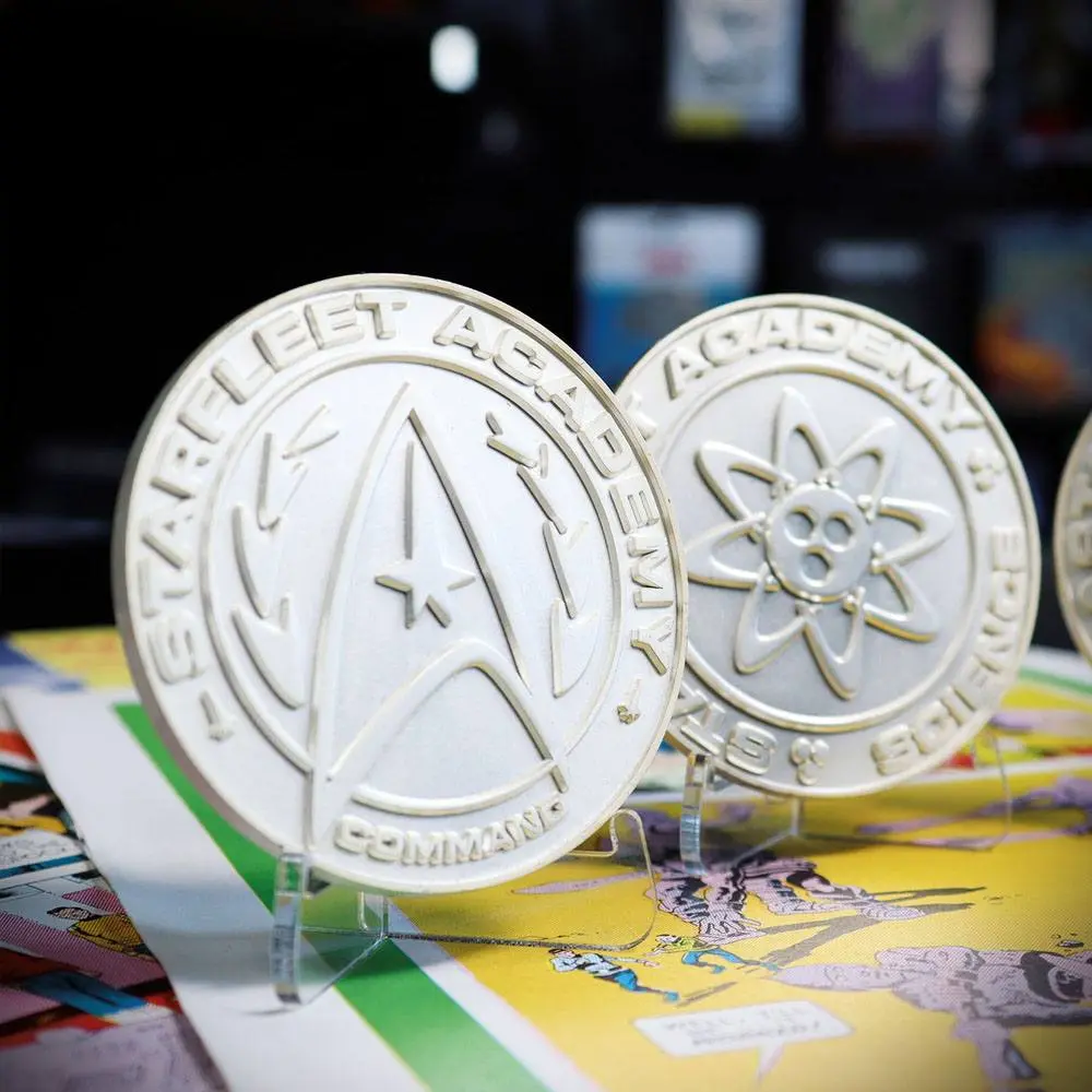 Star Trek Starfleet Division Medallions 4 db-os csomag (ezüstözött) Limitált kiadás termékfotó
