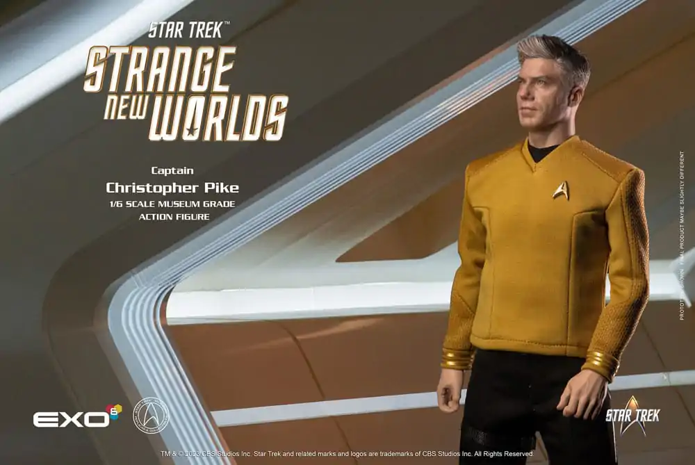 Star Trek: Strange New Worlds 1/6 Captain Christopher Pike akciófigura 30 cm termékfotó