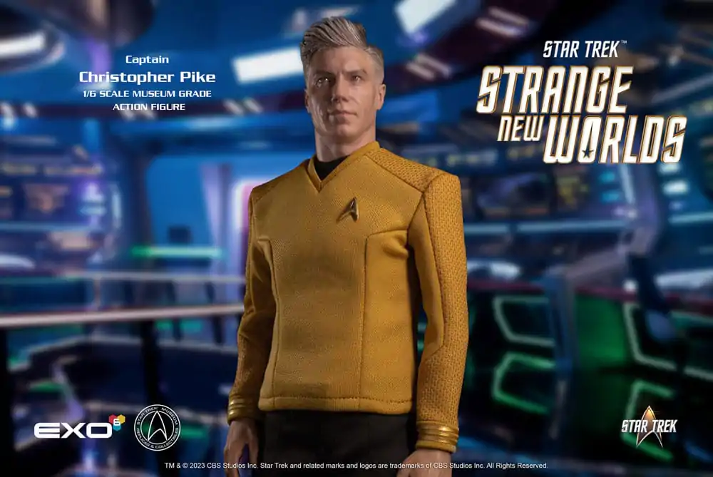 Star Trek: Strange New Worlds 1/6 Captain Christopher Pike akciófigura 30 cm termékfotó