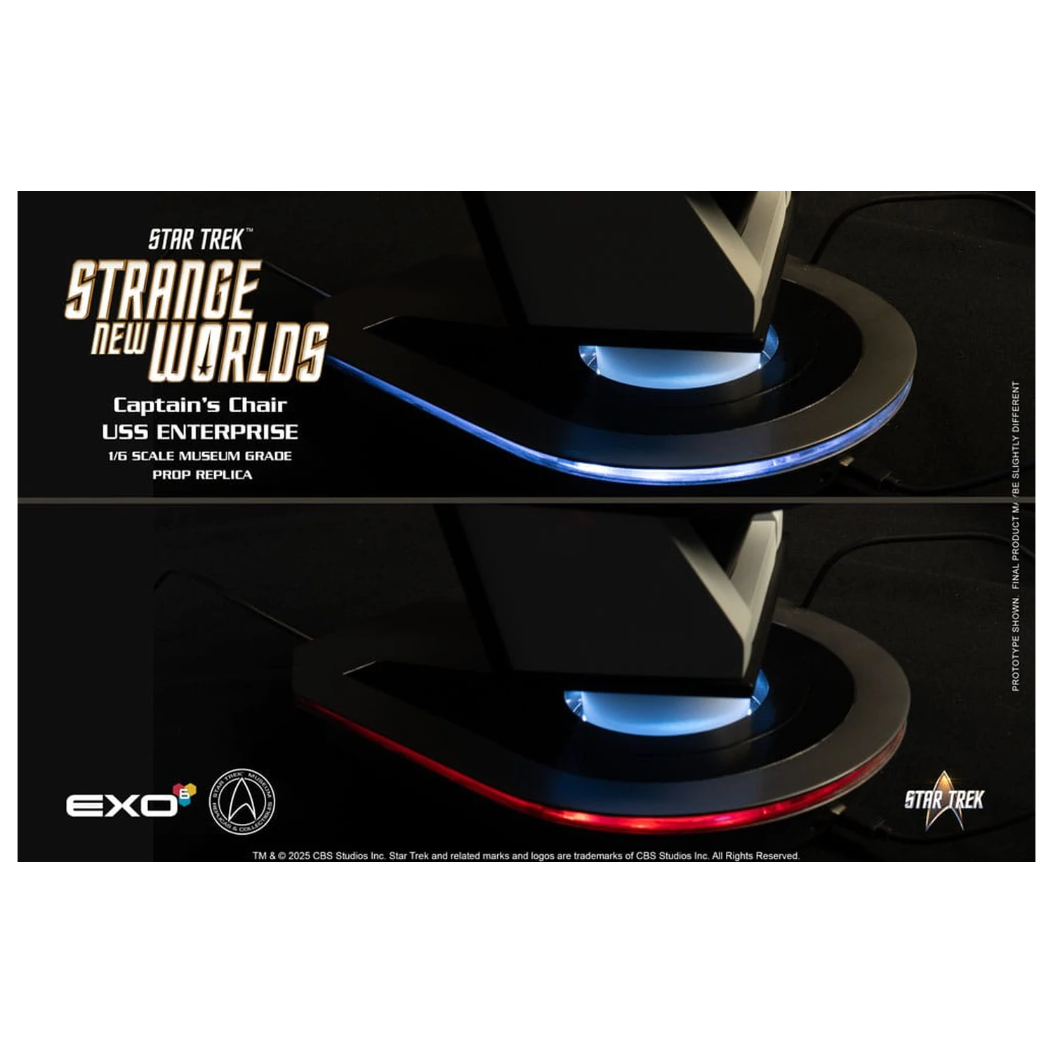 Star Trek: Strange New Worlds 1/6 U.S.S. Enterprise Command Chair 19 cm termékfotó