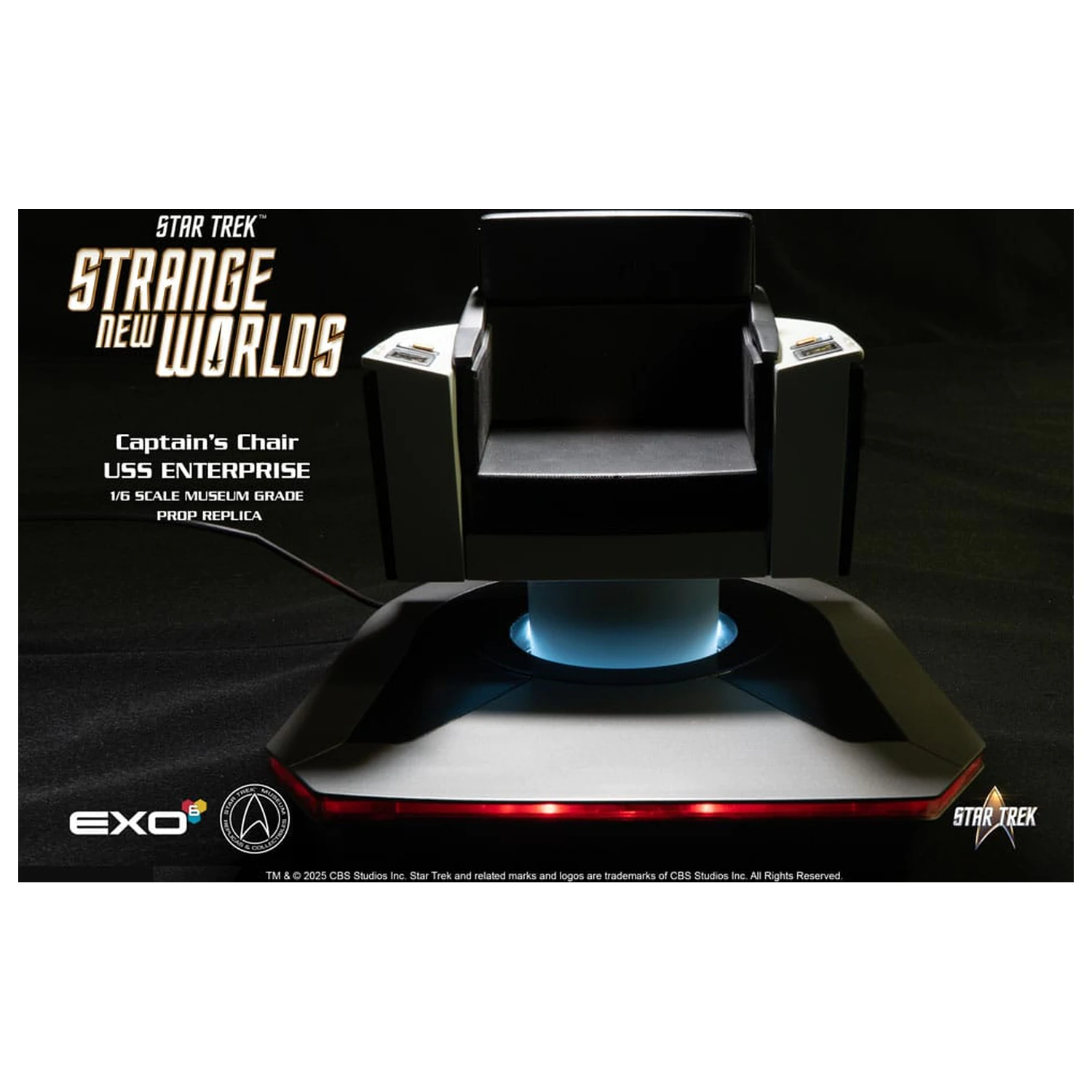 Star Trek: Strange New Worlds 1/6 U.S.S. Enterprise Command Chair 19 cm termékfotó