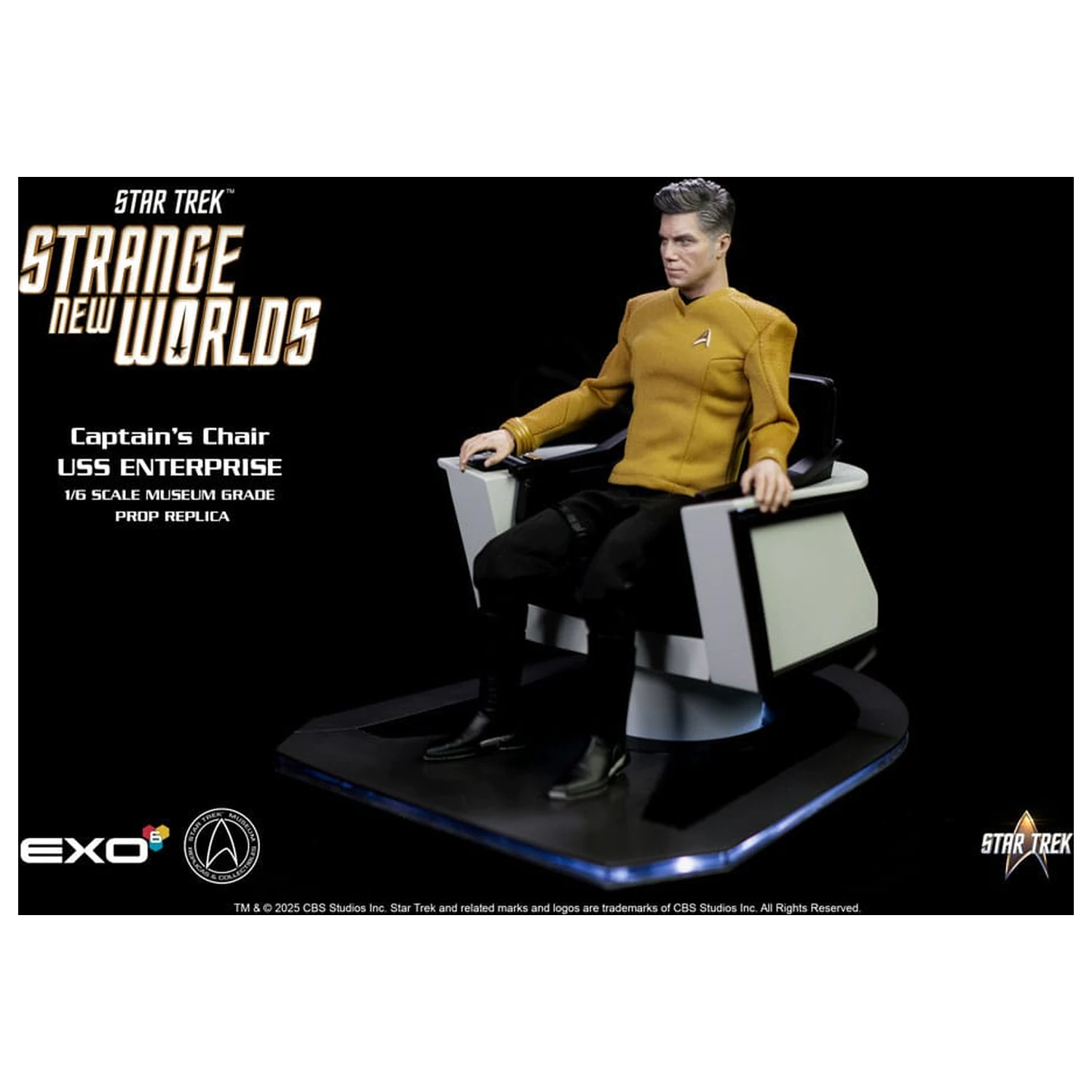 Star Trek: Strange New Worlds 1/6 U.S.S. Enterprise Command Chair 19 cm termékfotó