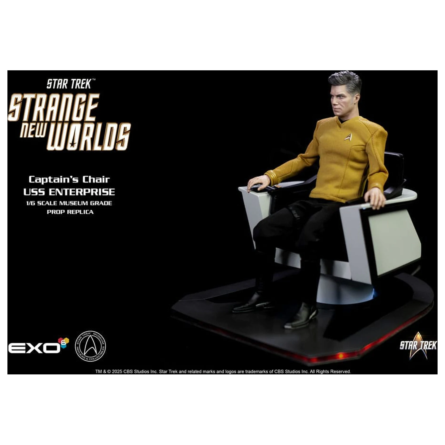Star Trek: Strange New Worlds 1/6 U.S.S. Enterprise Command Chair 19 cm termékfotó