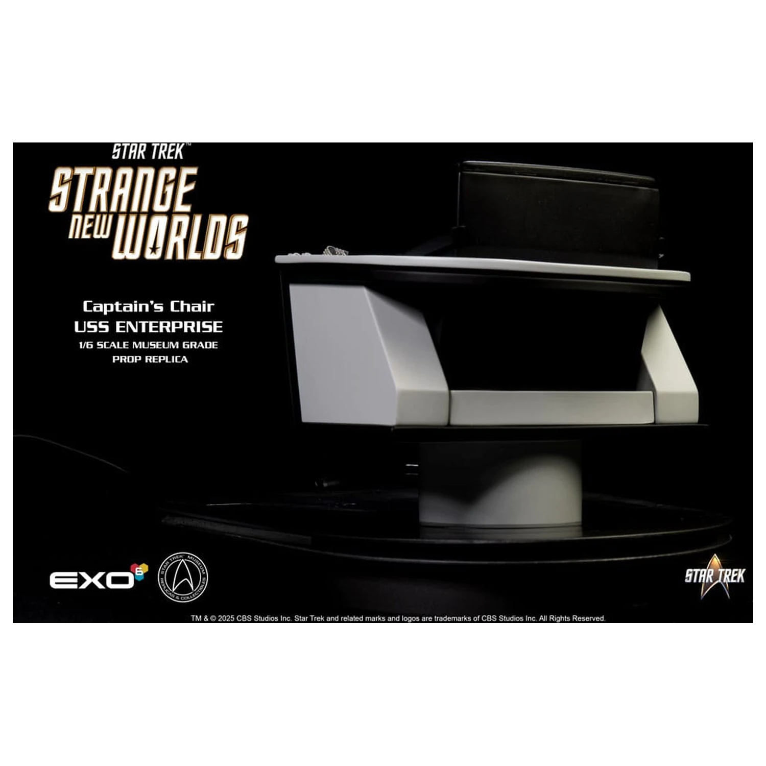 Star Trek: Strange New Worlds 1/6 U.S.S. Enterprise Command Chair 19 cm termékfotó