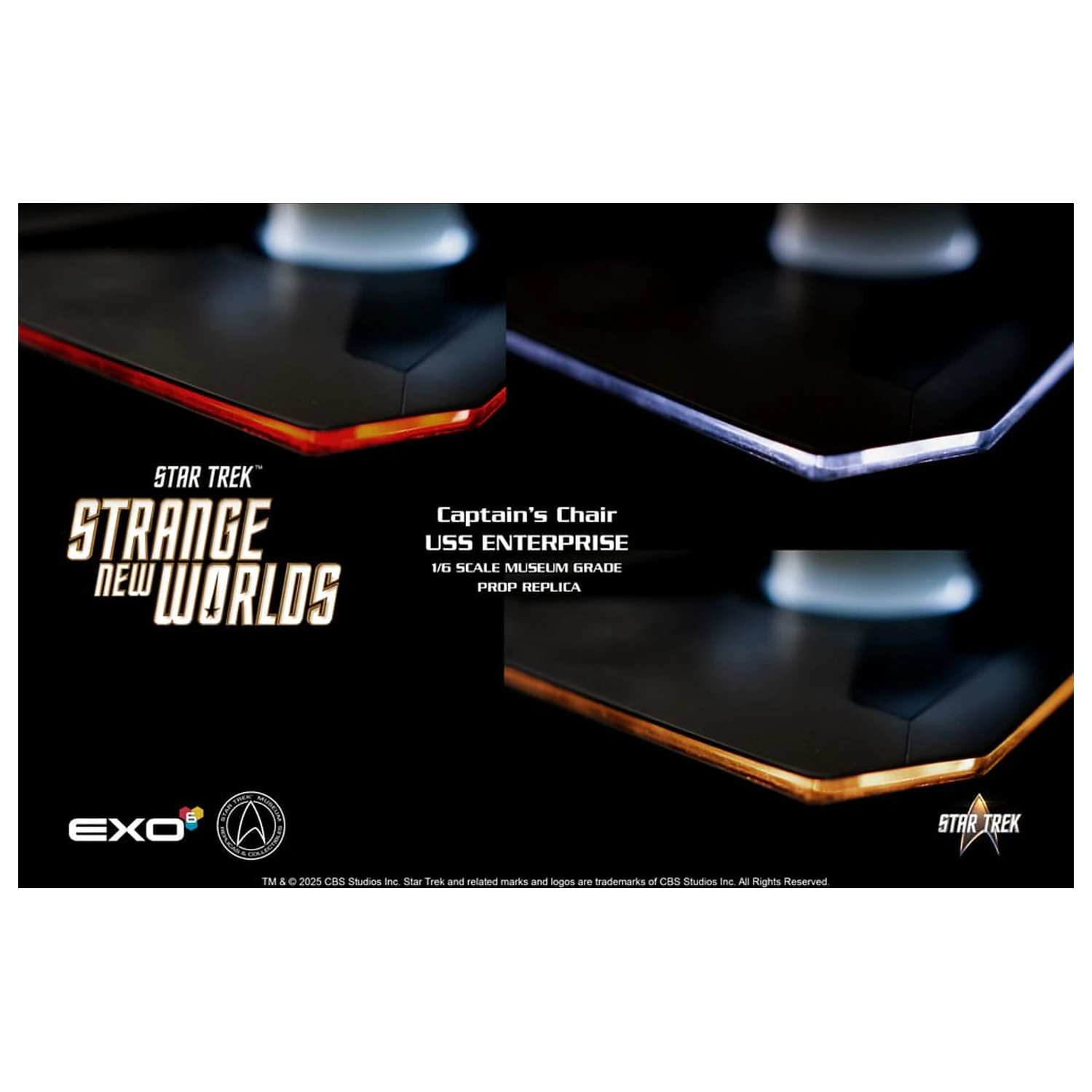 Star Trek: Strange New Worlds 1/6 U.S.S. Enterprise Command Chair 19 cm termékfotó