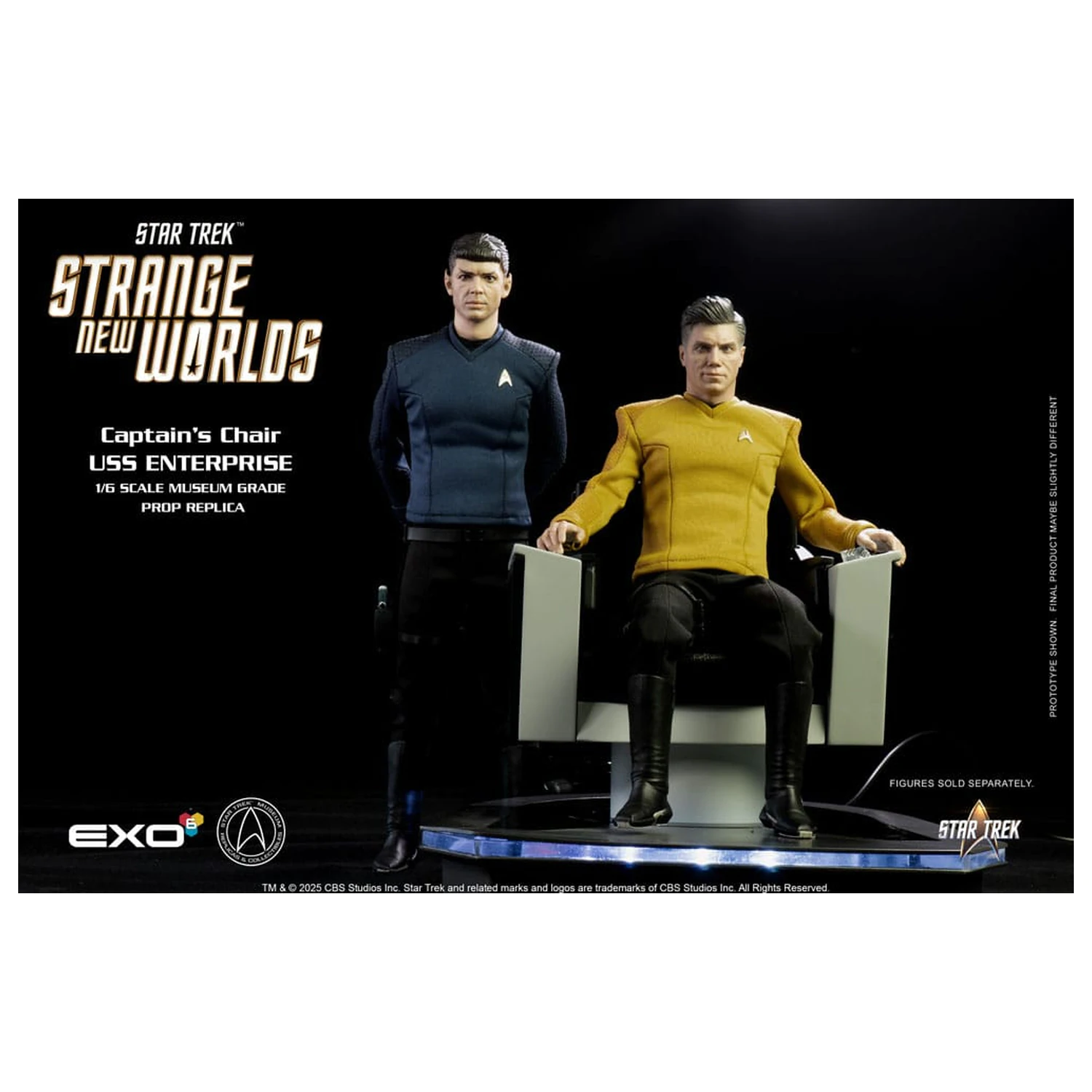 Star Trek: Strange New Worlds 1/6 U.S.S. Enterprise Command Chair 19 cm termékfotó