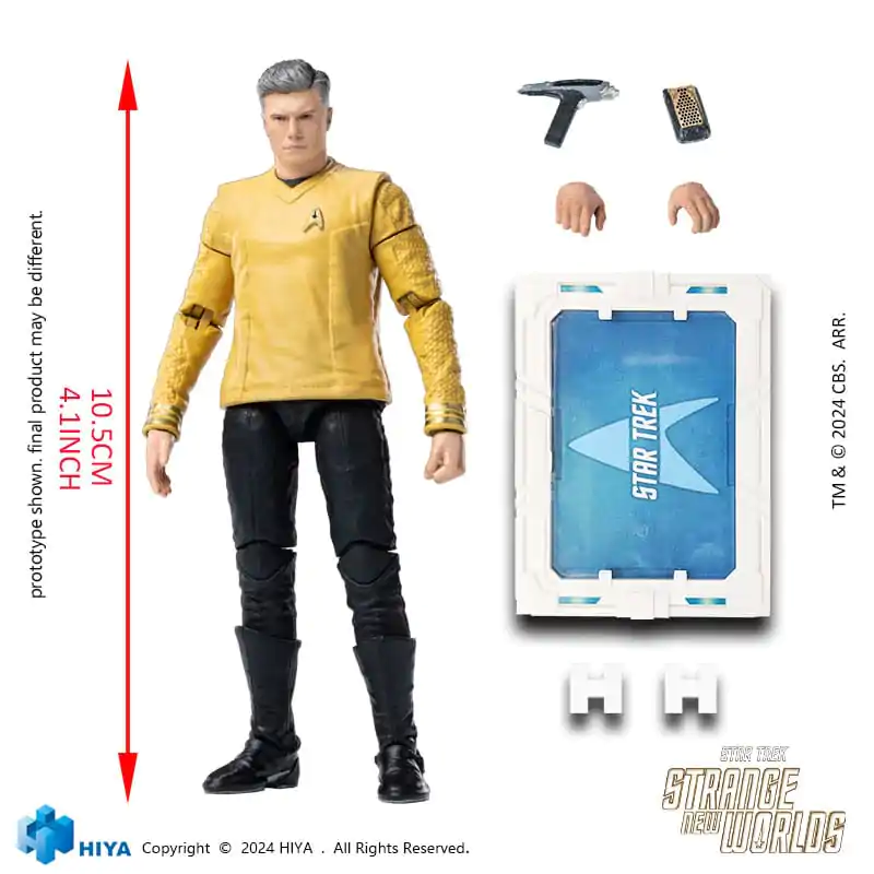 Star Trek Strange New Worlds Exquisite Mini Series 1/18 Pike akciófigura 11 cm termékfotó