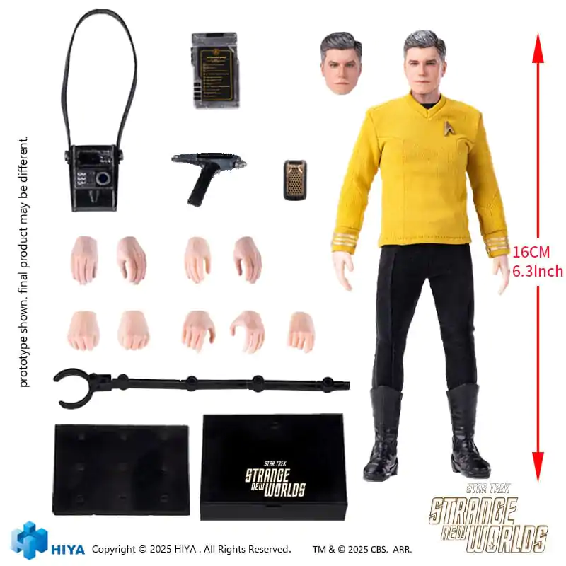 Star Trek Strange New Worlds Exquisite Super Series akciófigura 1/12 Pike 16 cm termékfotó