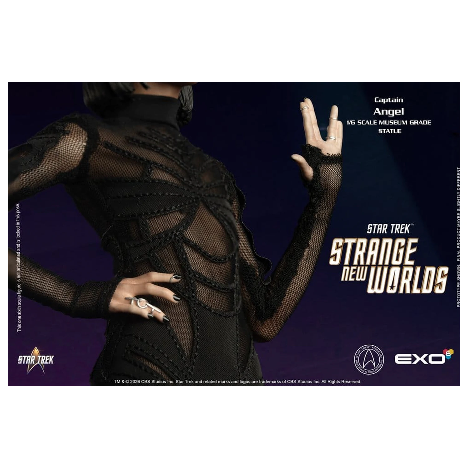 Star Trek: Strange New Worlds Mixed Media figura 1/6 Captain Angel 28 cm termékfotó