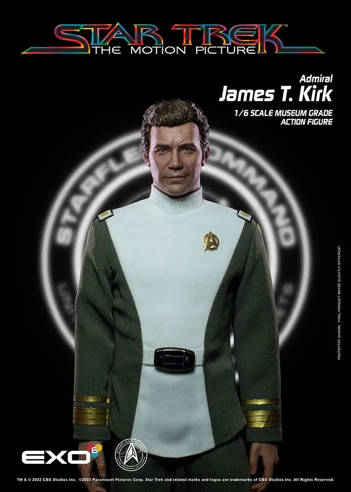 Star Trek: The Motion Picture 1/6 Admiral James T. Kirk akciófigura 30 cm termékfotó