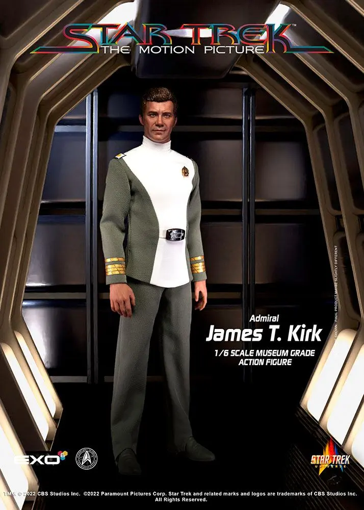 Star Trek: The Motion Picture 1/6 Admiral James T. Kirk akciófigura 30 cm termékfotó