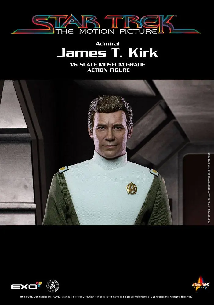 Star Trek: The Motion Picture 1/6 Admiral James T. Kirk akciófigura 30 cm termékfotó