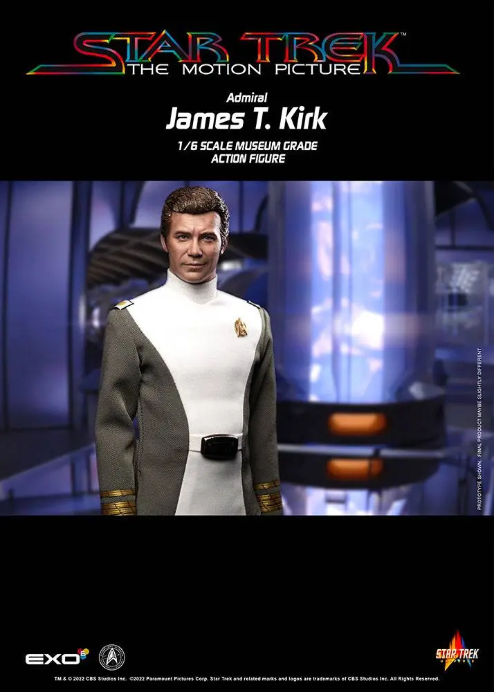 Star Trek: The Motion Picture 1/6 Admiral James T. Kirk akciófigura 30 cm termékfotó