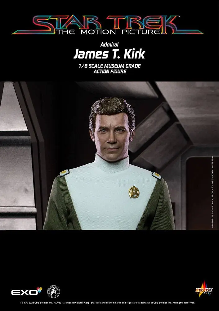 Star Trek: The Motion Picture 1/6 Admiral James T. Kirk akciófigura 30 cm termékfotó