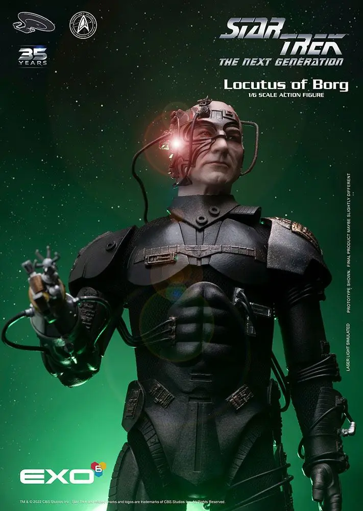 Star Trek: The Next Generation 1/6 Locutus of Borg akciófigura 30 cm termékfotó