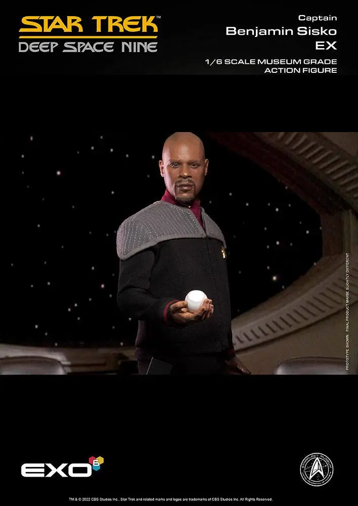 Star Trek: The Next Generation 1/6 Captain Benjamin Sisko (Essentials Version) akciófigura 30 cm termékfotó