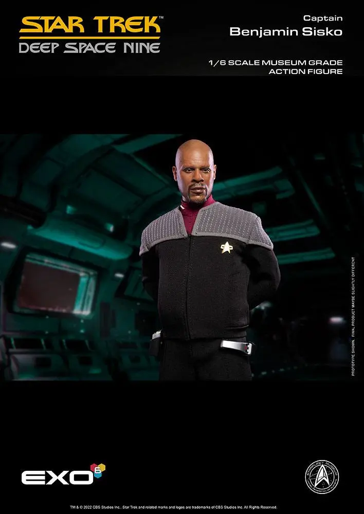 Star Trek: The Next Generation 1/6 Captain Benjamin Sisko (Standard Version) akciófigura 30 cm termékfotó