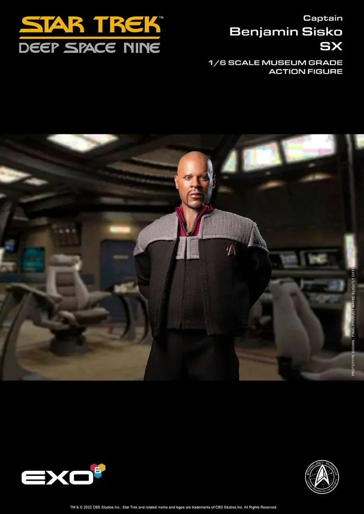 Star Trek: The Next Generation 1/6 Captain Benjamin Sisko (Standard Version) akciófigura 30 cm termékfotó