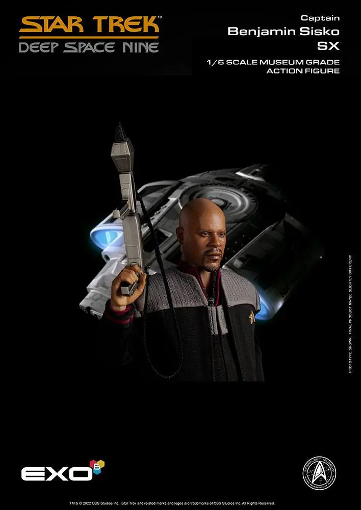 Star Trek: The Next Generation 1/6 Captain Benjamin Sisko (Standard Version) akciófigura 30 cm termékfotó