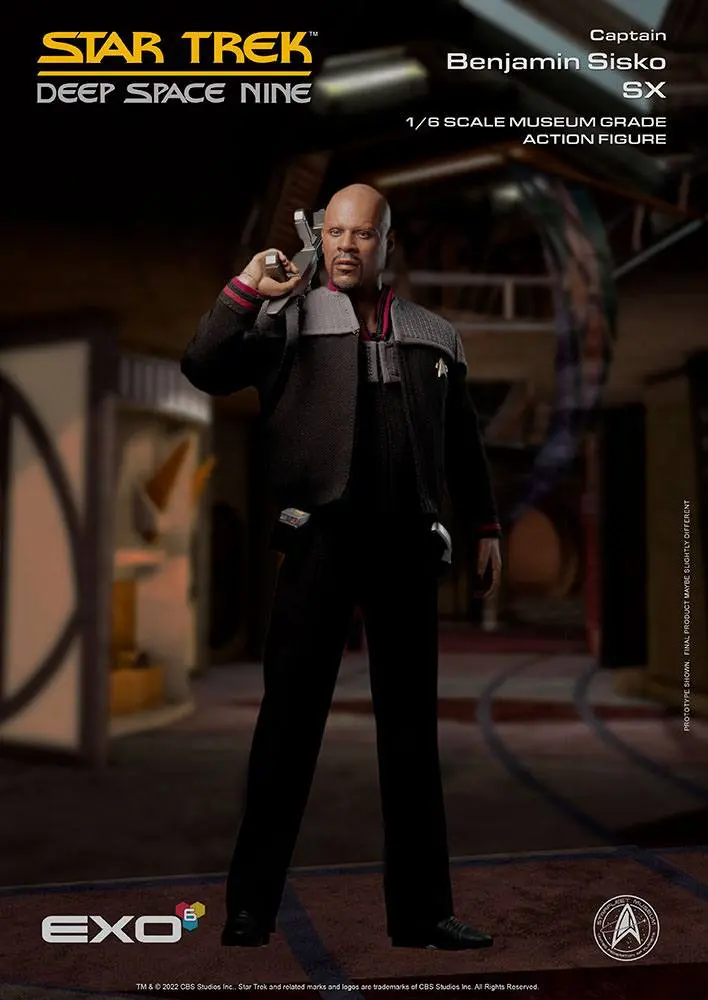 Star Trek: The Next Generation 1/6 Captain Benjamin Sisko (Standard Version) akciófigura 30 cm termékfotó