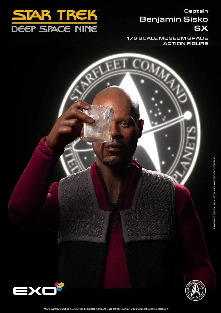 Star Trek: The Next Generation 1/6 Captain Benjamin Sisko (Standard Version) akciófigura 30 cm termékfotó