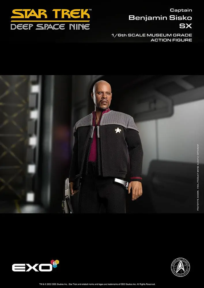 Star Trek: The Next Generation 1/6 Captain Benjamin Sisko (Standard Version) akciófigura 30 cm termékfotó