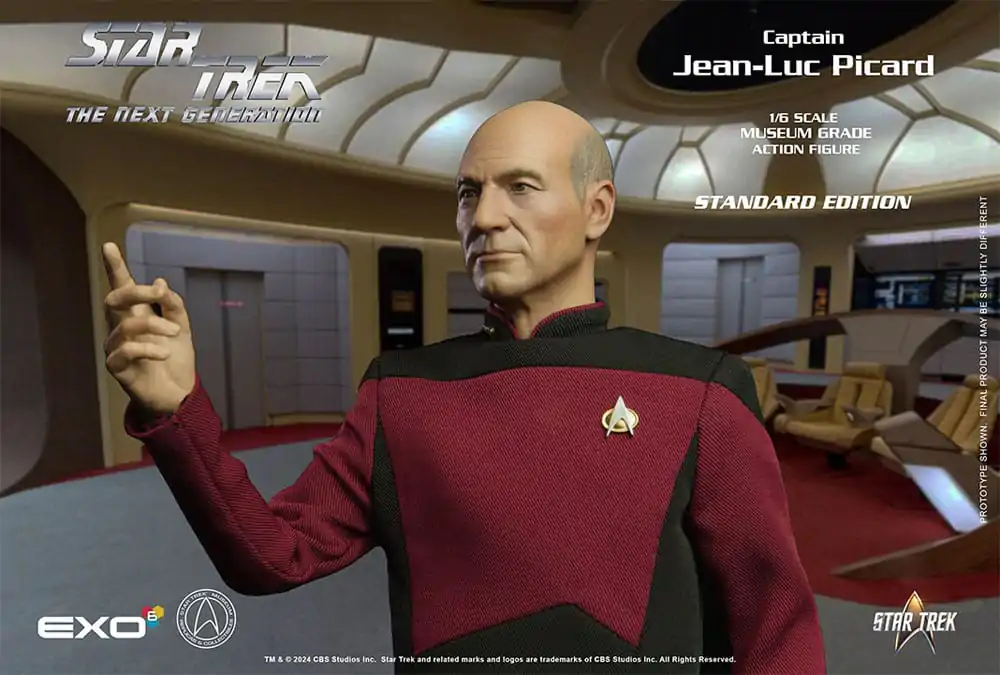 Star Trek: The Next Generation 1/6 Captain Jean-Luc Picard akciófigura 30 cm termékfotó