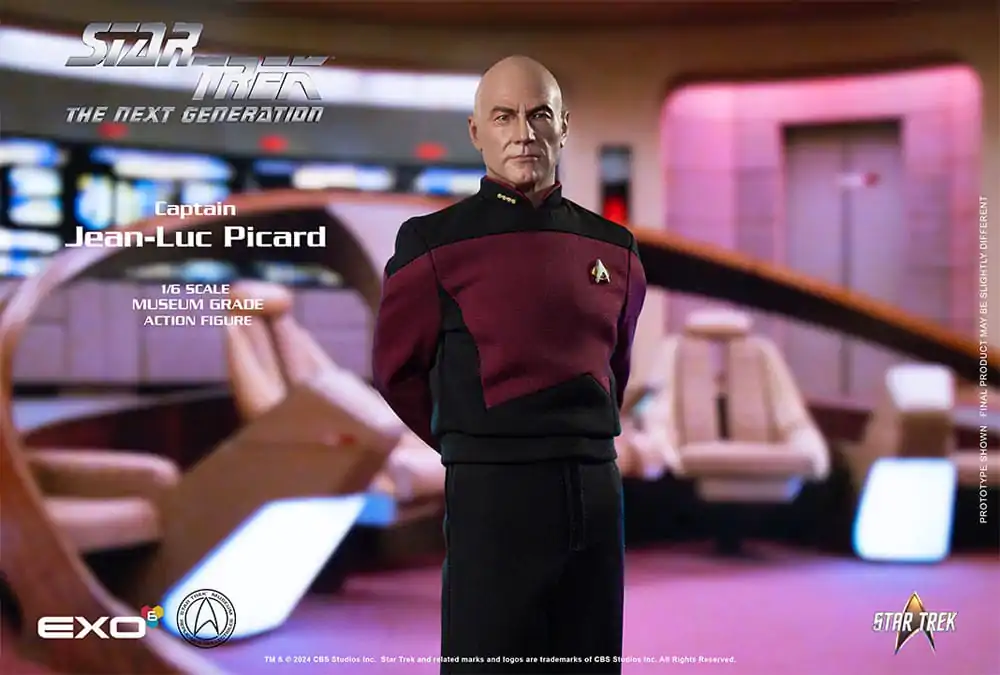 Star Trek: The Next Generation 1/6 Captain Jean-Luc Picard akciófigura 30 cm termékfotó