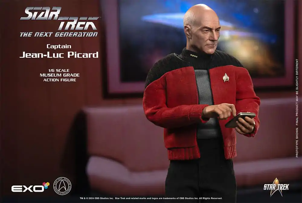 Star Trek: The Next Generation 1/6 Captain Jean-Luc Picard akciófigura 30 cm termékfotó