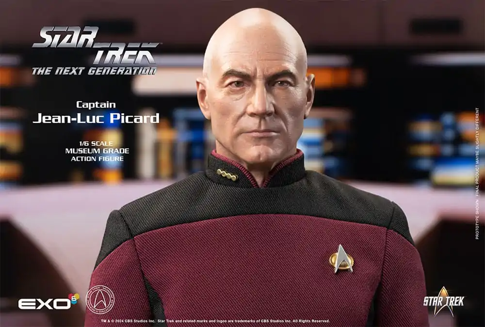 Star Trek: The Next Generation 1/6 Captain Jean-Luc Picard akciófigura 30 cm termékfotó