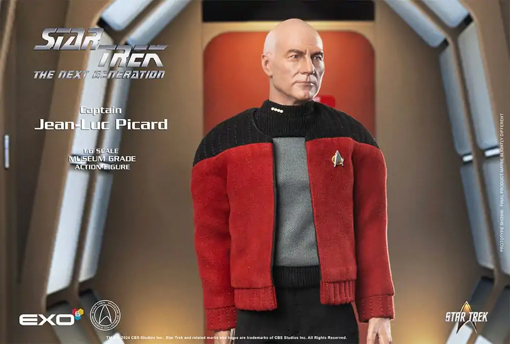 Star Trek: The Next Generation 1/6 Captain Jean-Luc Picard akciófigura 30 cm termékfotó