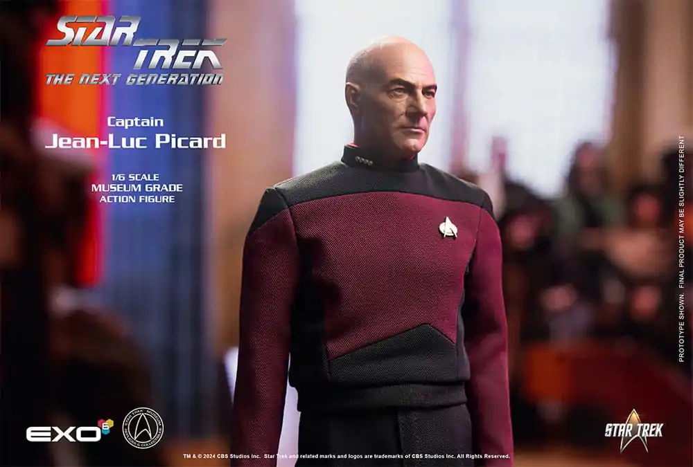 Star Trek: The Next Generation 1/6 Captain Jean-Luc Picard akciófigura 30 cm termékfotó