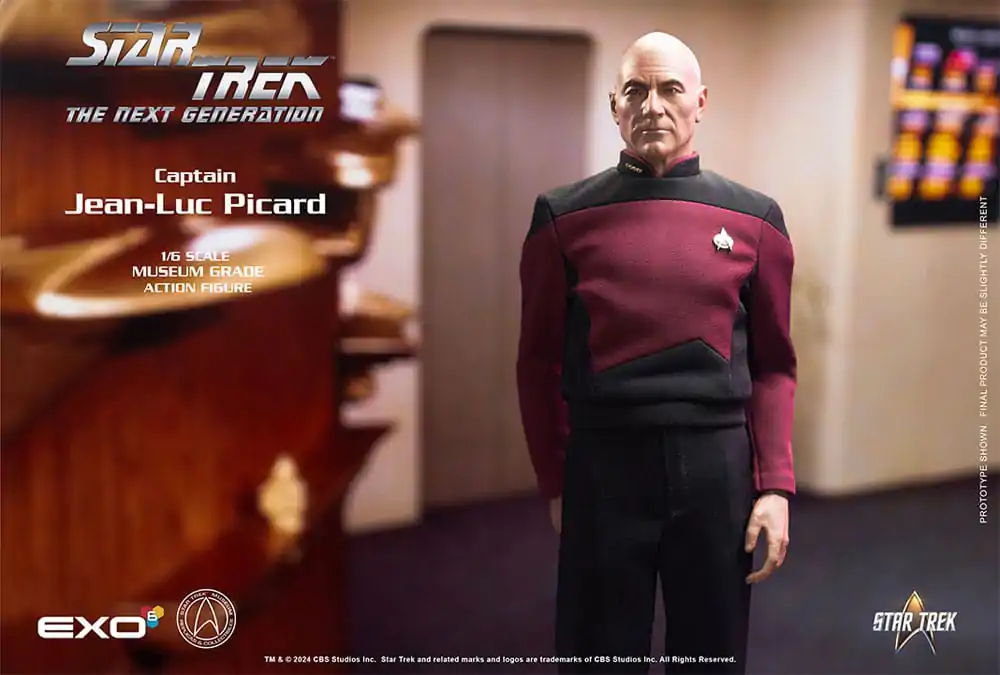 Star Trek: The Next Generation 1/6 Captain Jean-Luc Picard akciófigura 30 cm termékfotó