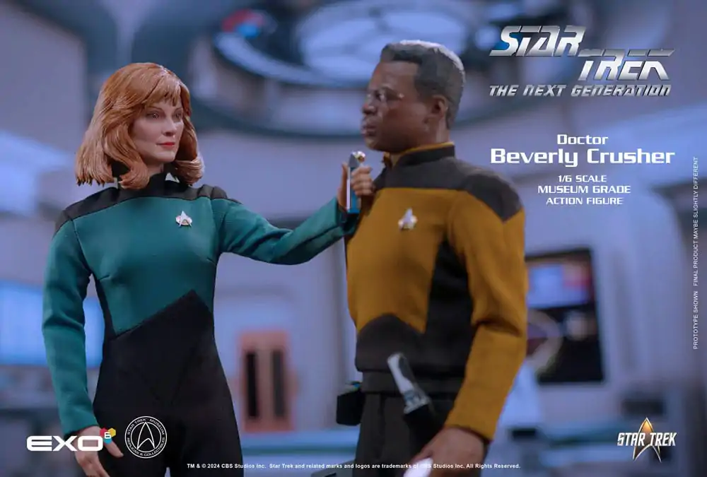 Star Trek: The Next Generation 1/6 Dr. Beverly Crusher (Standard Edition) akciófigura 27 cm termékfotó