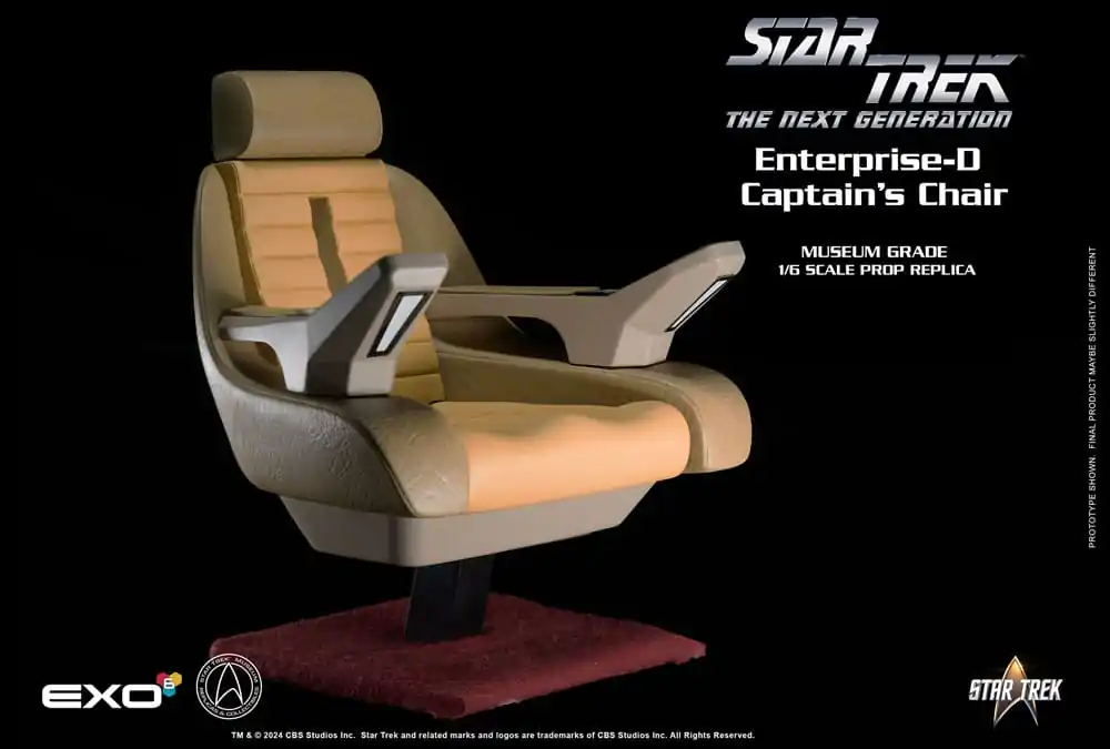 Star Trek: The Next Generation 1/6 Enterprise-D Captain&#039;s Chair 19 cm termékfotó