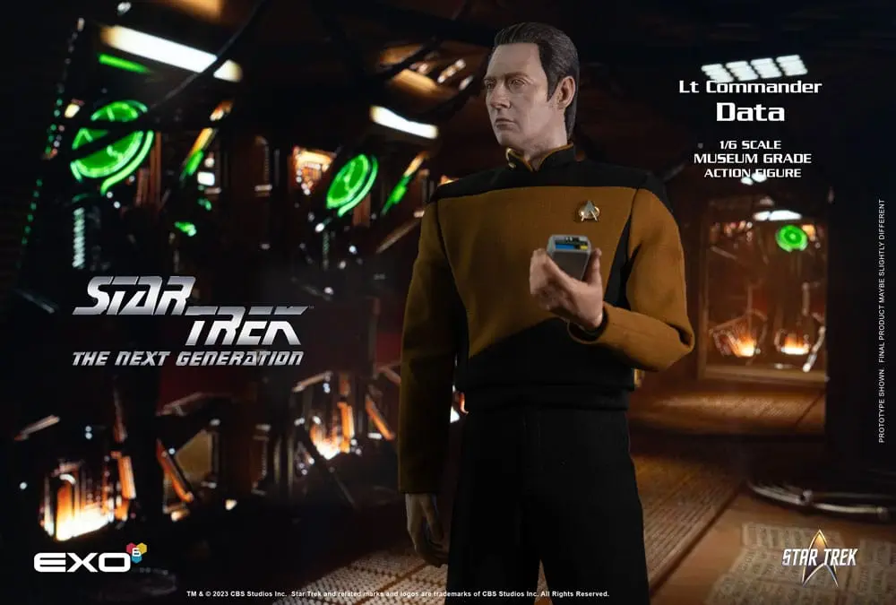 Star Trek: The Next Generation 1/6 Lt. Commander Data (Essentials Version) akciófigura 30 cm termékfotó