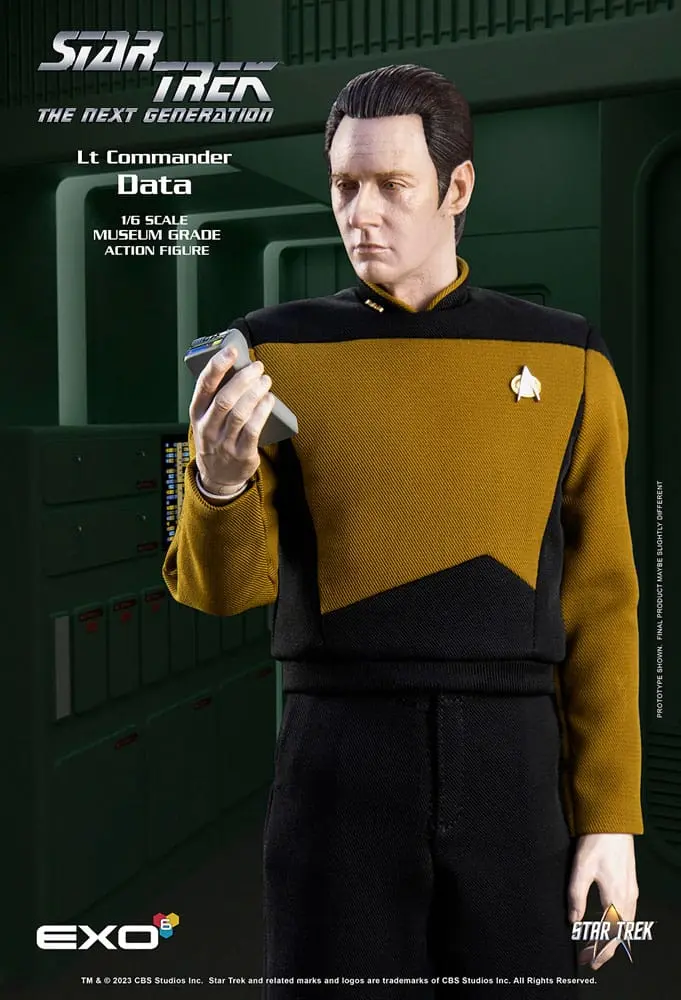 Star Trek: The Next Generation 1/6 Lt. Commander Data (Essentials Version) akciófigura 30 cm termékfotó