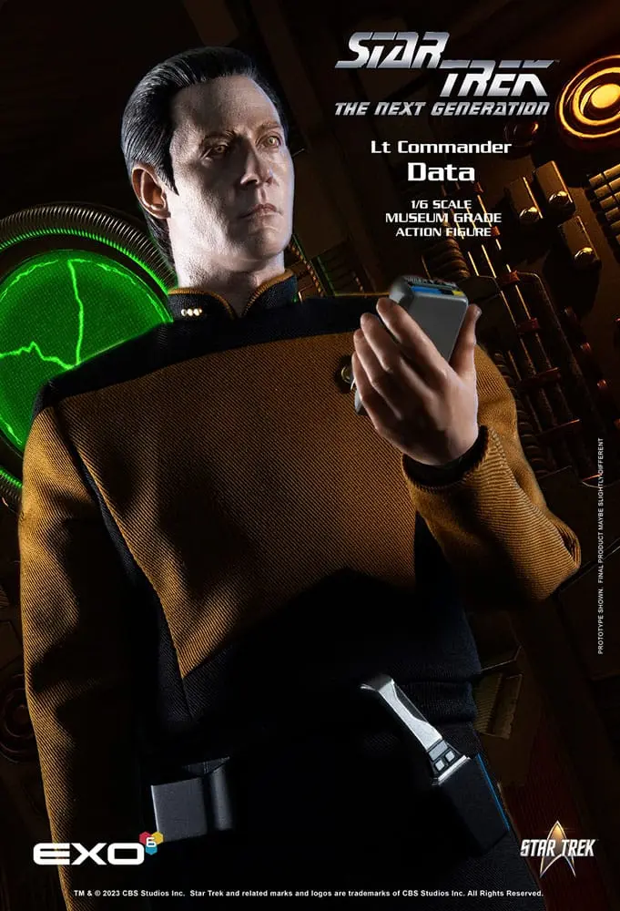 Star Trek: The Next Generation 1/6 Lt. Commander Data (Essentials Version) akciófigura 30 cm termékfotó