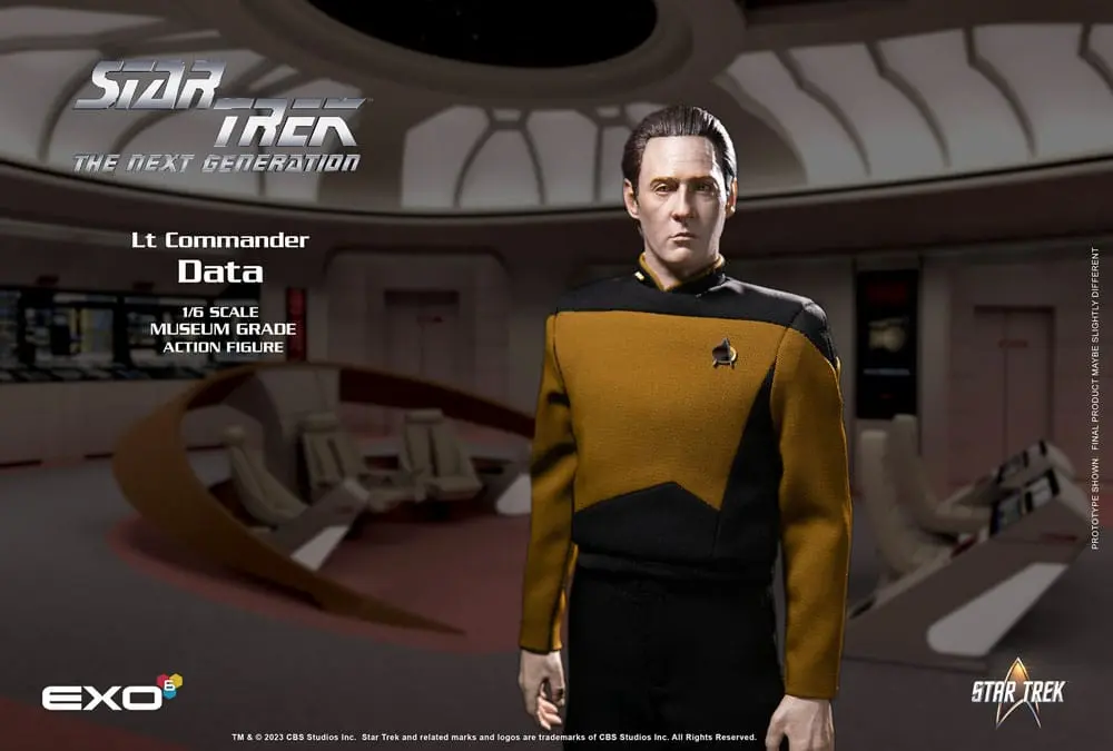 Star Trek: The Next Generation 1/6 Lt. Commander Data (Essentials Version) akciófigura 30 cm termékfotó