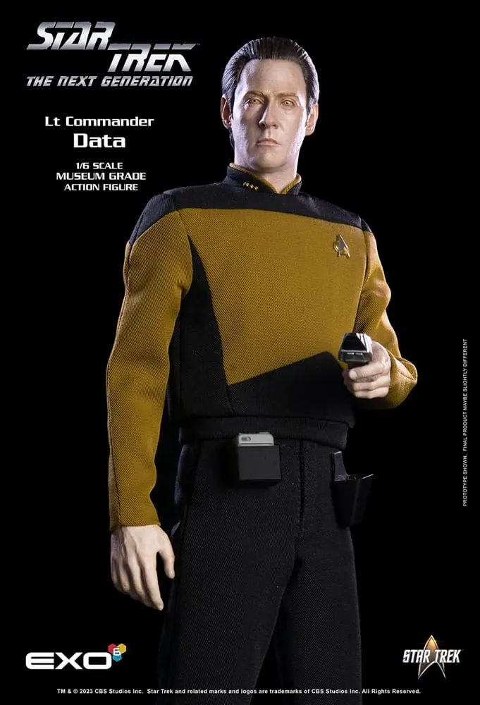 Star Trek: The Next Generation 1/6 Lt. Commander Data (Essentials Version) akciófigura 30 cm termékfotó