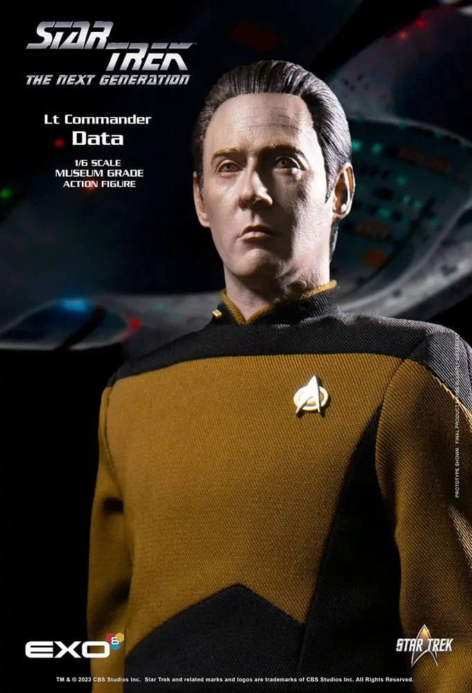 Star Trek: The Next Generation 1/6 Lt. Commander Data (Essentials Version) akciófigura 30 cm termékfotó