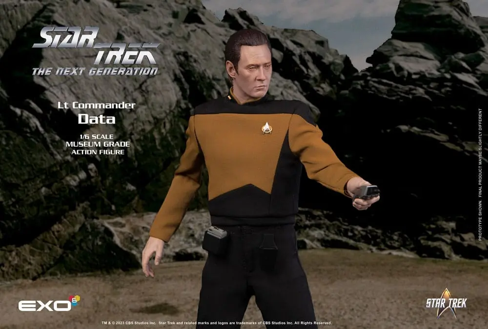 Star Trek: The Next Generation 1/6 Lt. Commander Data (Essentials Version) akciófigura 30 cm termékfotó