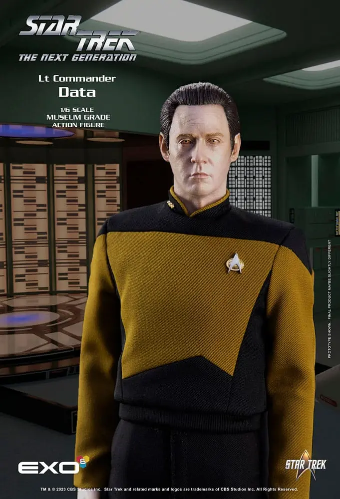 Star Trek: The Next Generation 1/6 Lt. Commander Data (Standard Version) akciófigura 30 cm termékfotó